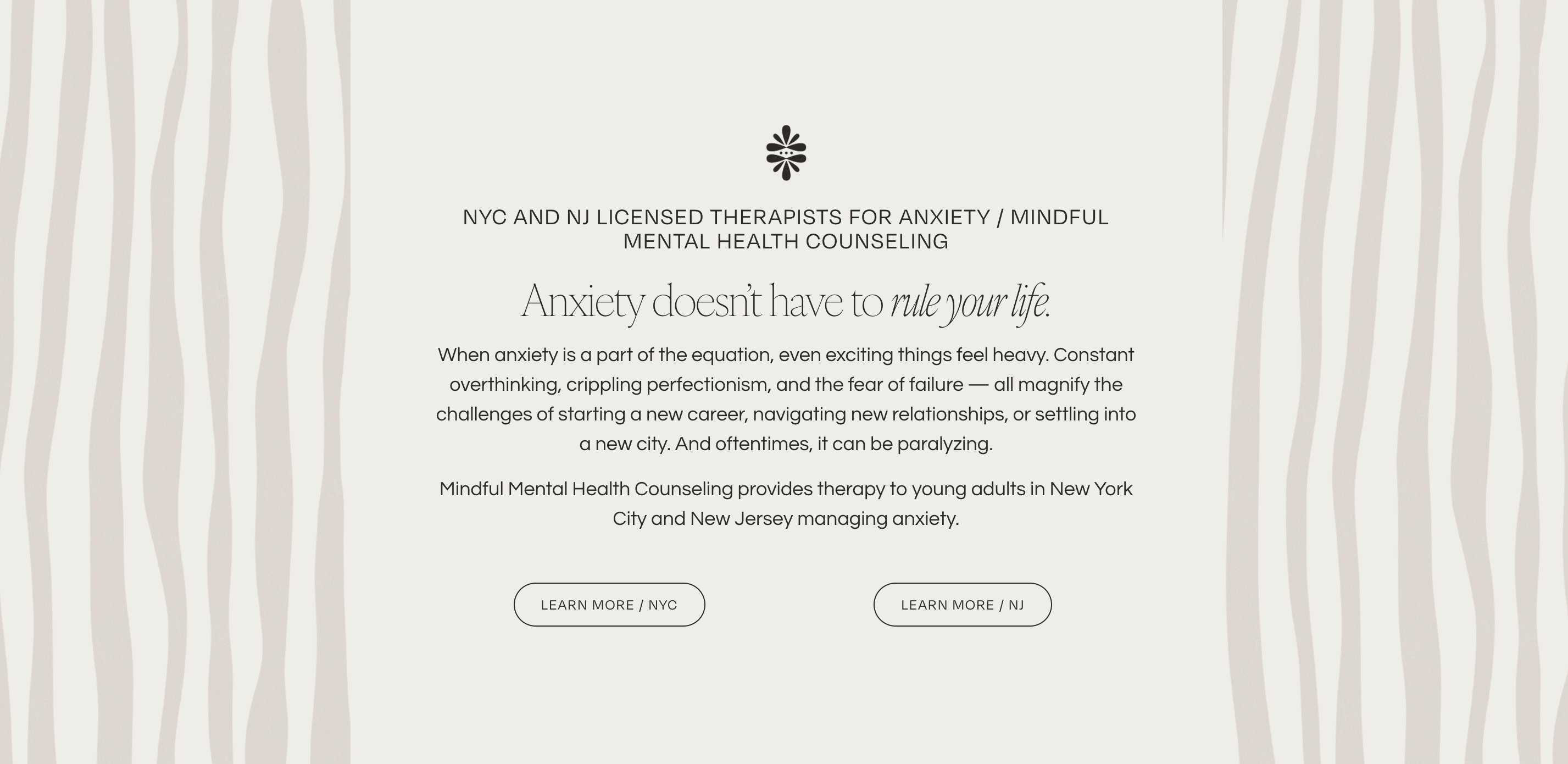 therapist website design example