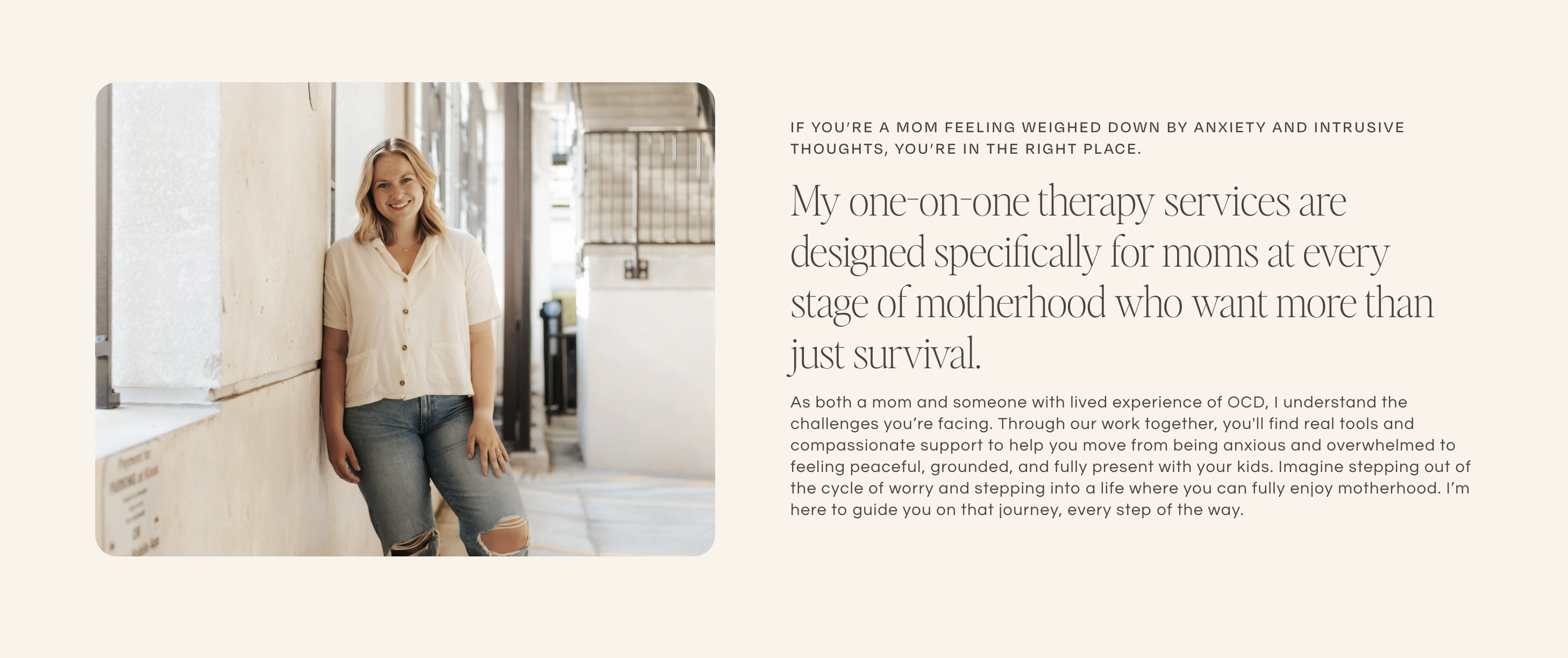 sound mind ocd homepage personal experiences section